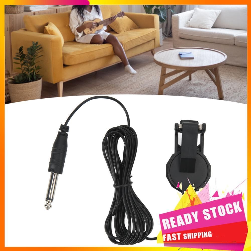 Gfgfgfgg RiToEasysports Clip On Pickup Abertura para Bandolim Buszuki Mandala Ukulele Lute