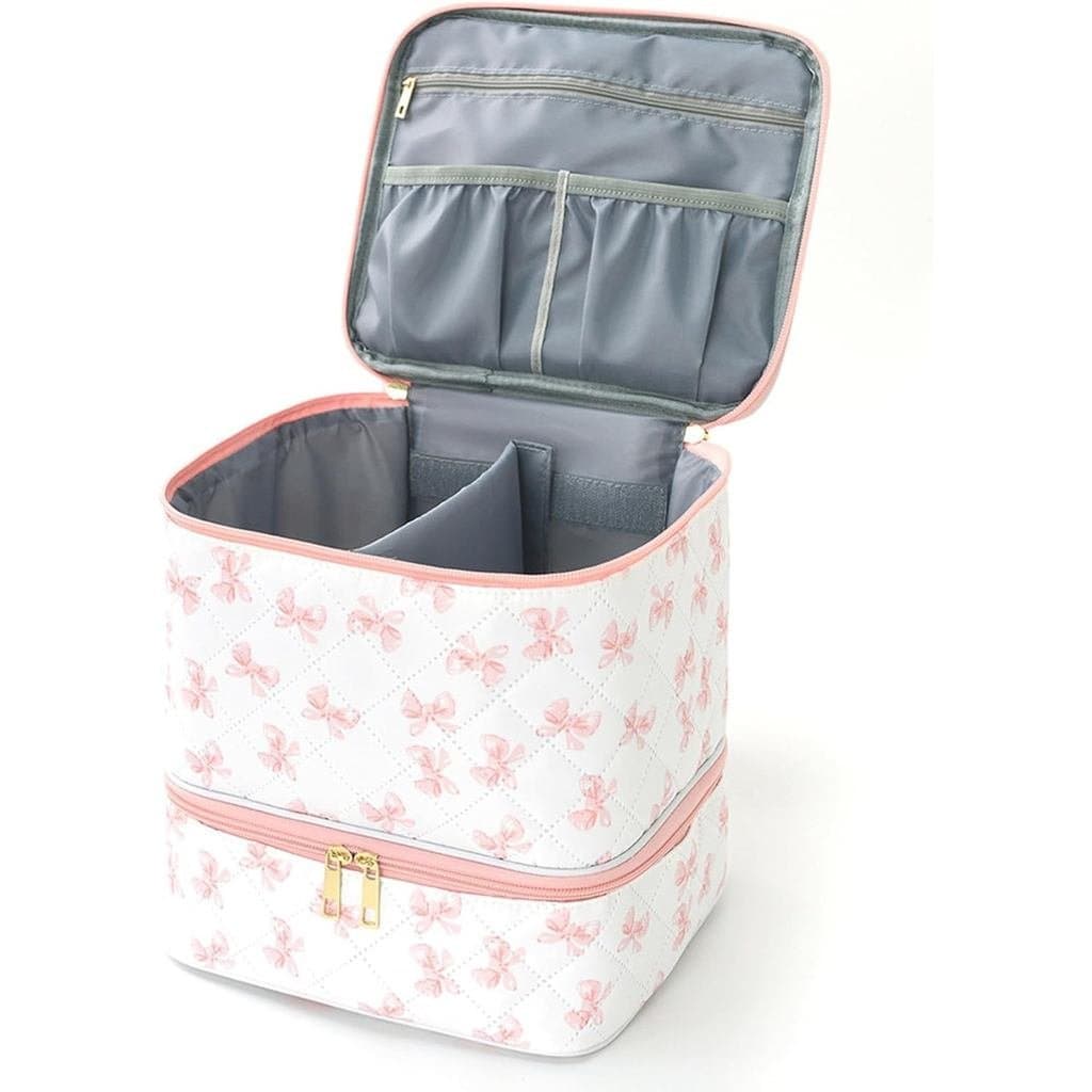 Bolsa Organizadora de Esmaltes e Acessórios para Unhas, Capacidade para 30 Frascos, 2 Camadas, Estojo de Armazenamento p