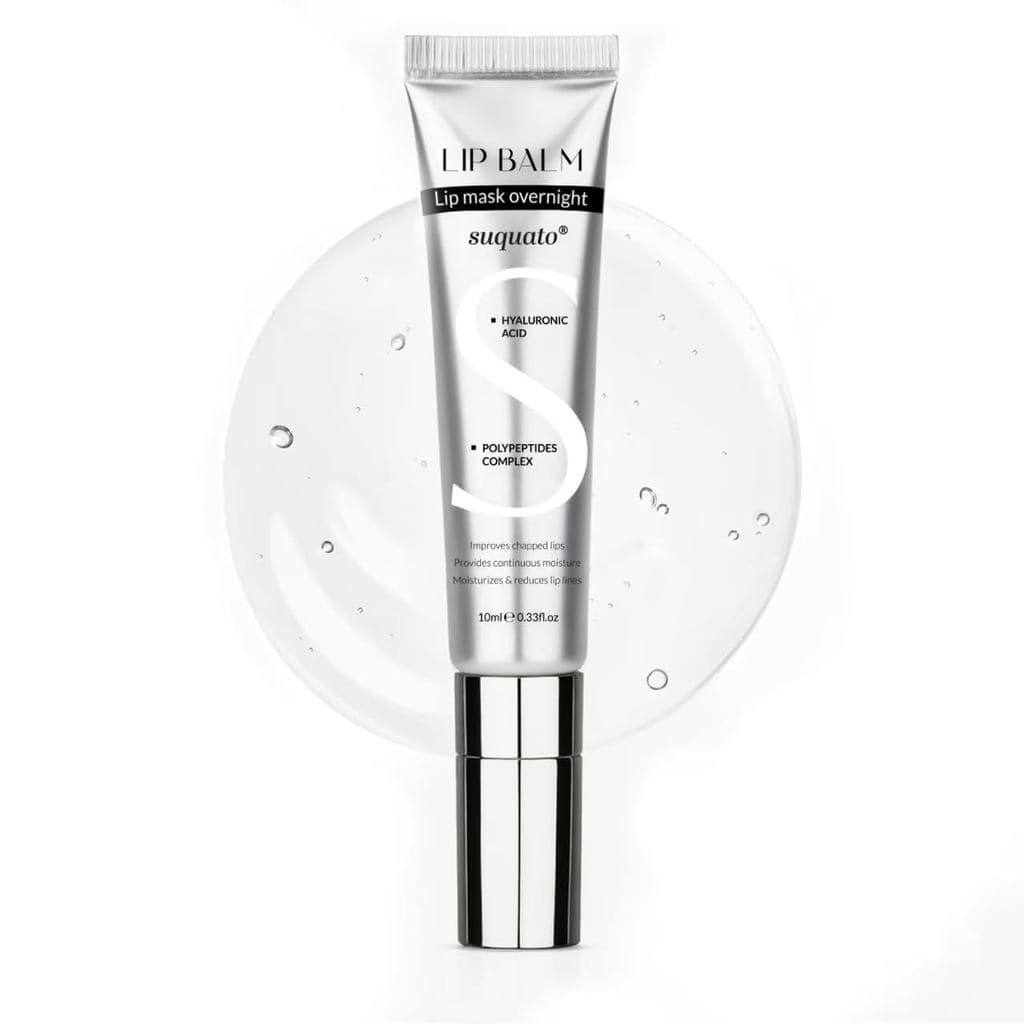 Bálsamo Labial de Tratamento com Peptídeos: Conjunto Mini de Gloss Volumizador para Cuidado de Lábios Secos, Com Ácido H