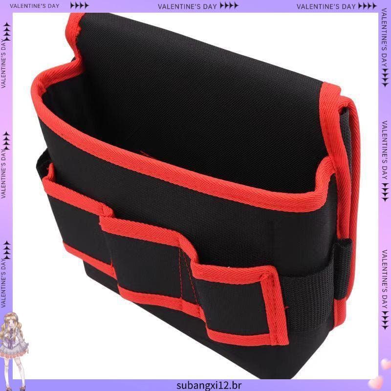Kit de ferramentas rotativo 360 graus portátil multifuncional carpintaria cintura saco forte durável engrossado broca el
