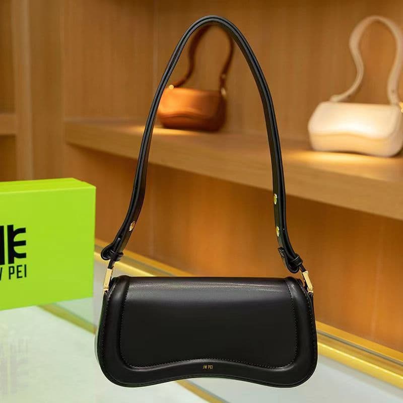 Bolsa de Ombro de Couro Feminina JW PEI, Bolsa Transversal de Moda, Bolsa de Mão de Luxo para Mulheres HHEV