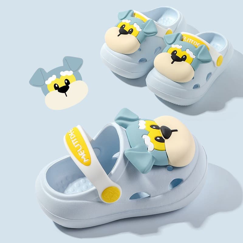 Sandálias Babuche Infantis para Meninos, Novas Pantufas de Verão com Desenhos Animados para Uso Interno e Externo, Sandá