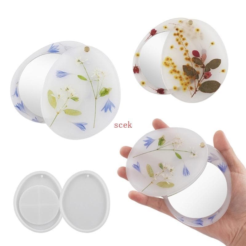 scek Molde Silicone Qualidade Para Maquiagem, Moldes Vidro Unhas Ferramentas Joias