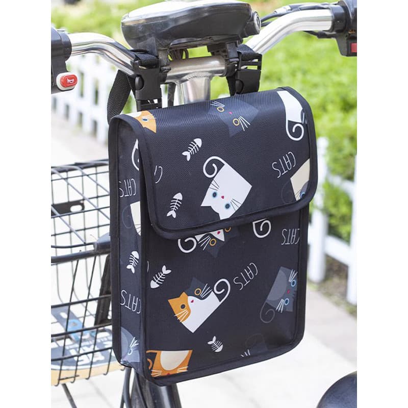Bateria elétrica carro pendurado saco de armazenamento pequeno pendurado saco bonde bolso de armazenamento frontal à pro