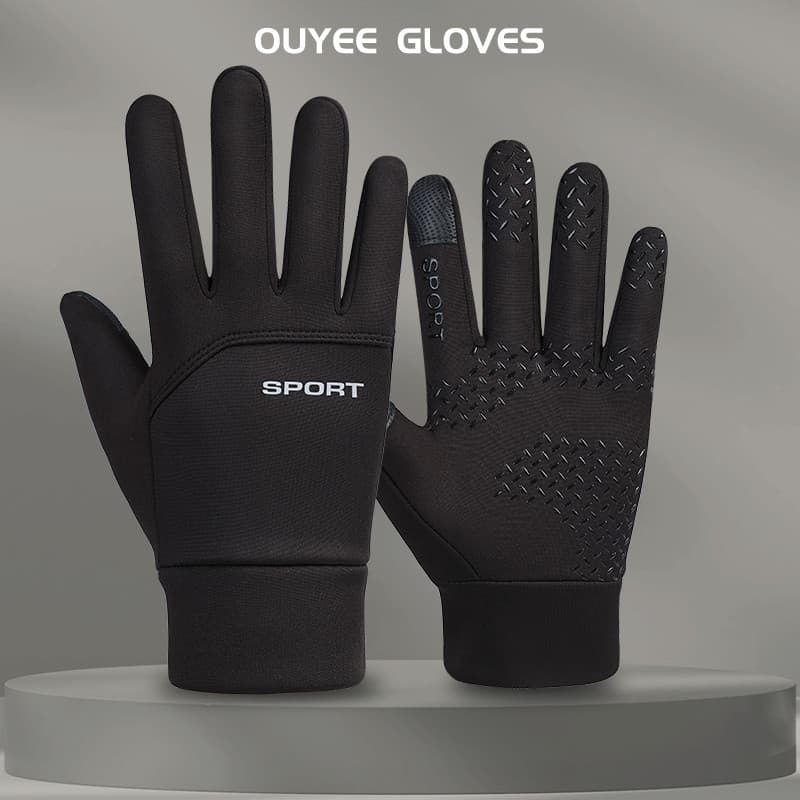 Luvas masculinas femininas estilo outono inverno ciclismo motocicleta quente ciclismo velo-velo tela sensível ao toque s