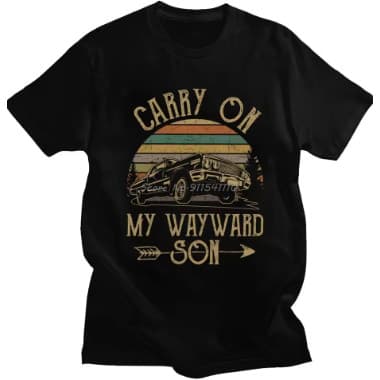 Camiseta camisa Adulto Série Sobrenatural Lançamento Camiseta Em Algodão estampado