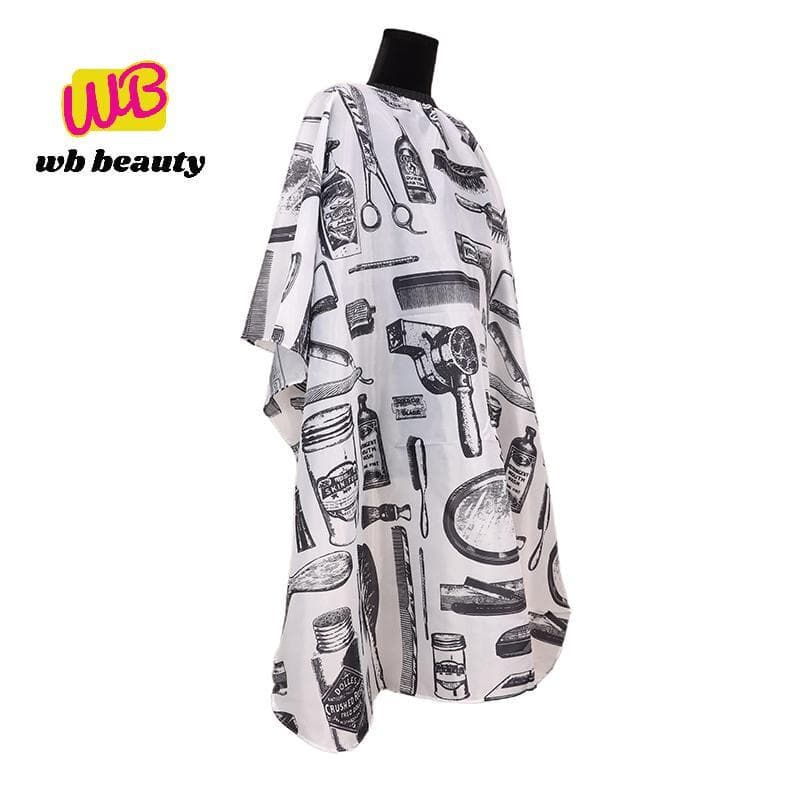 W-Beauty Capa De Corte De Cabelo À Prova D'água , Pano Para , Salão De Beleza , Barbeiro , Cabeleireiro , Avental Envolt