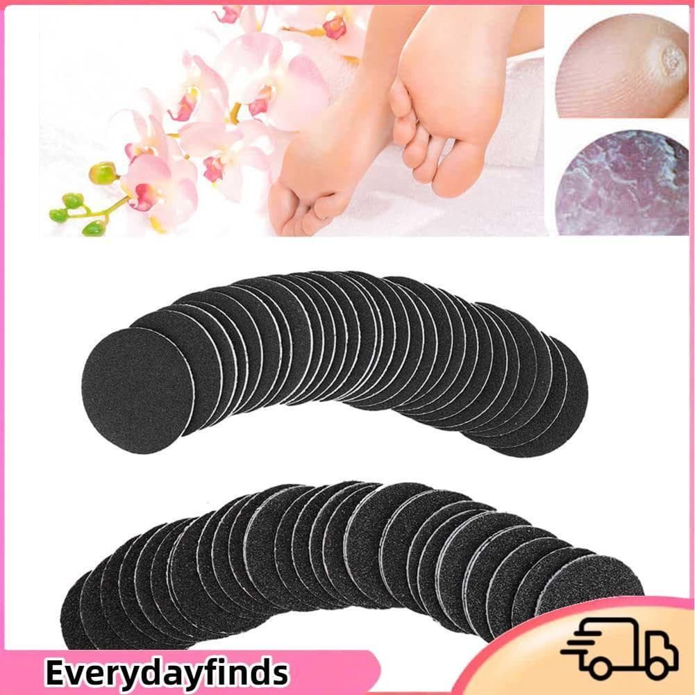 Everydayfinds-br Disco de lixa autoadesivo substituível almofadas de lixa para mulheres homens máquina elétrica