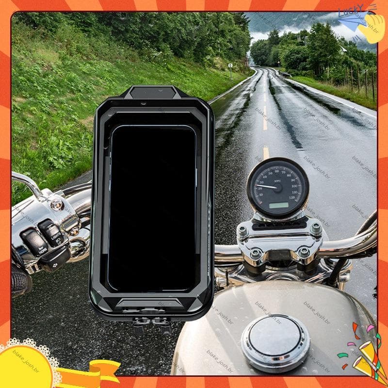 [Qualidade B] Capa De Telefone De Bicicleta À Prova D'água Universal Motocicleta Guiador Suporte Montagem Celular Moto S