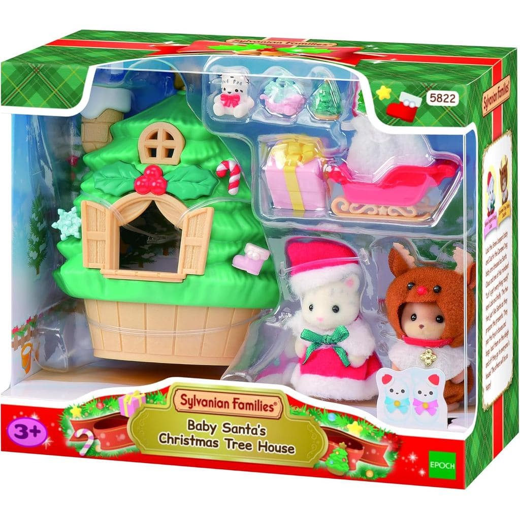 Sylvanian Families Casa da Árvore de Natal Mamãe Noel - Epoch 5822