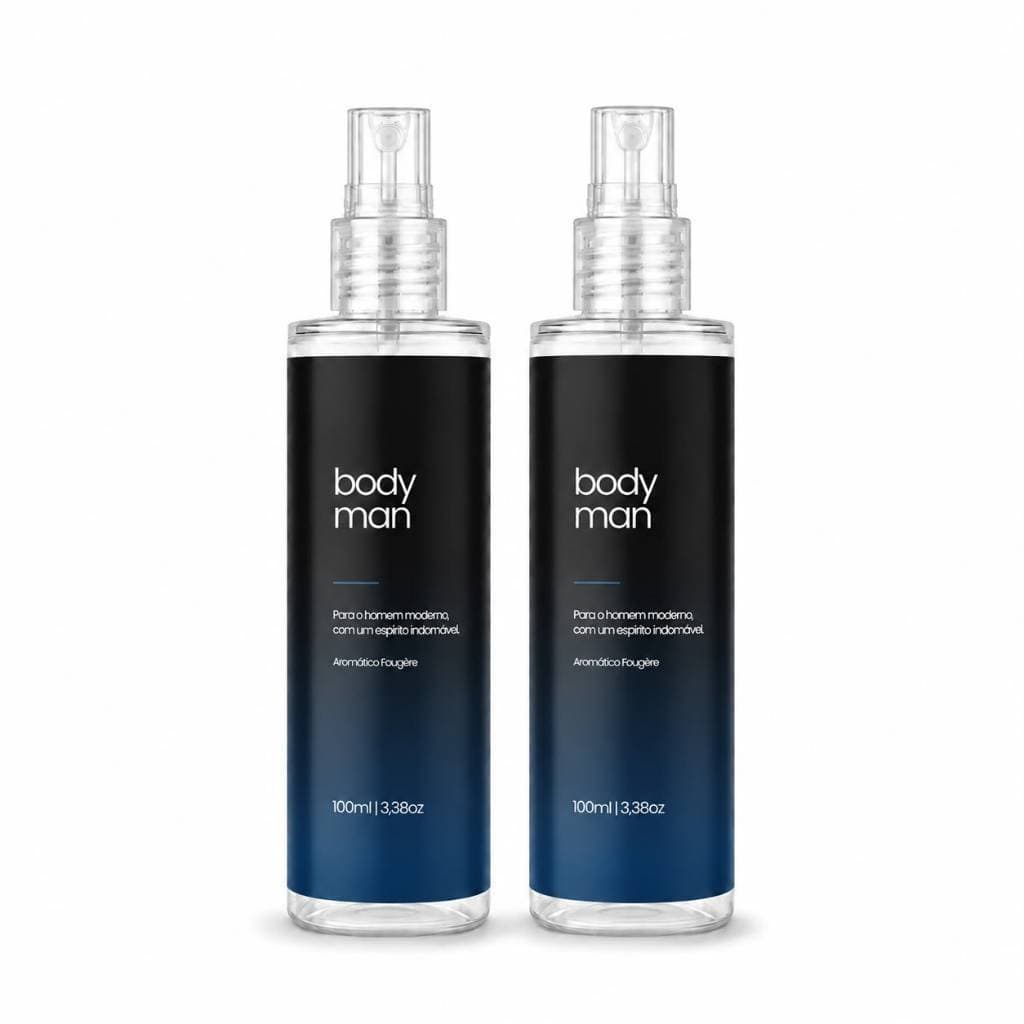 Body Splash Masculino 100ML Body Man - Perfume Amadeirado