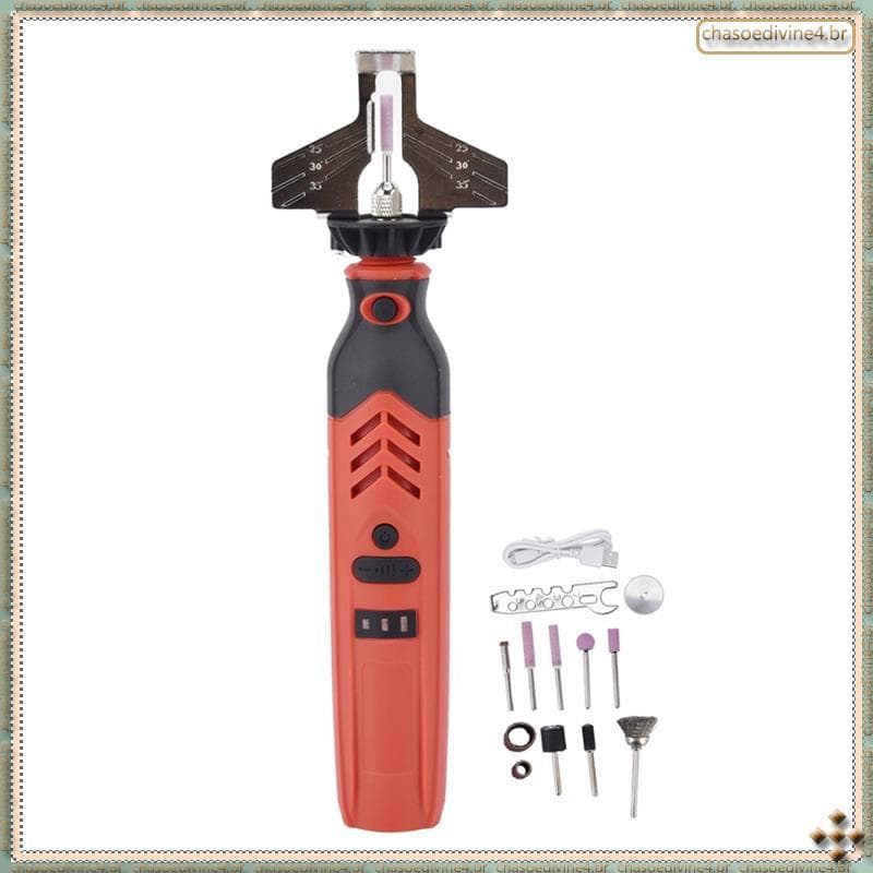 [Ykr] Kit De Afiação De Motosserra Portátil Sem Fio DC3.6V Conjunto De Ferramentas De Afiar Serra De Corrente Ferramenta