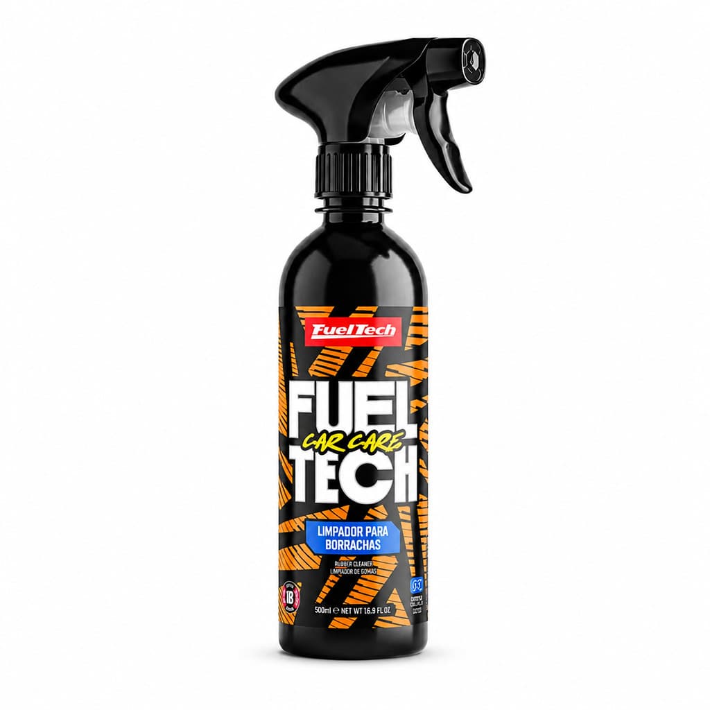 Limpador para Borrachas e Pneus FuelTech 500ML Gatilho FOAM