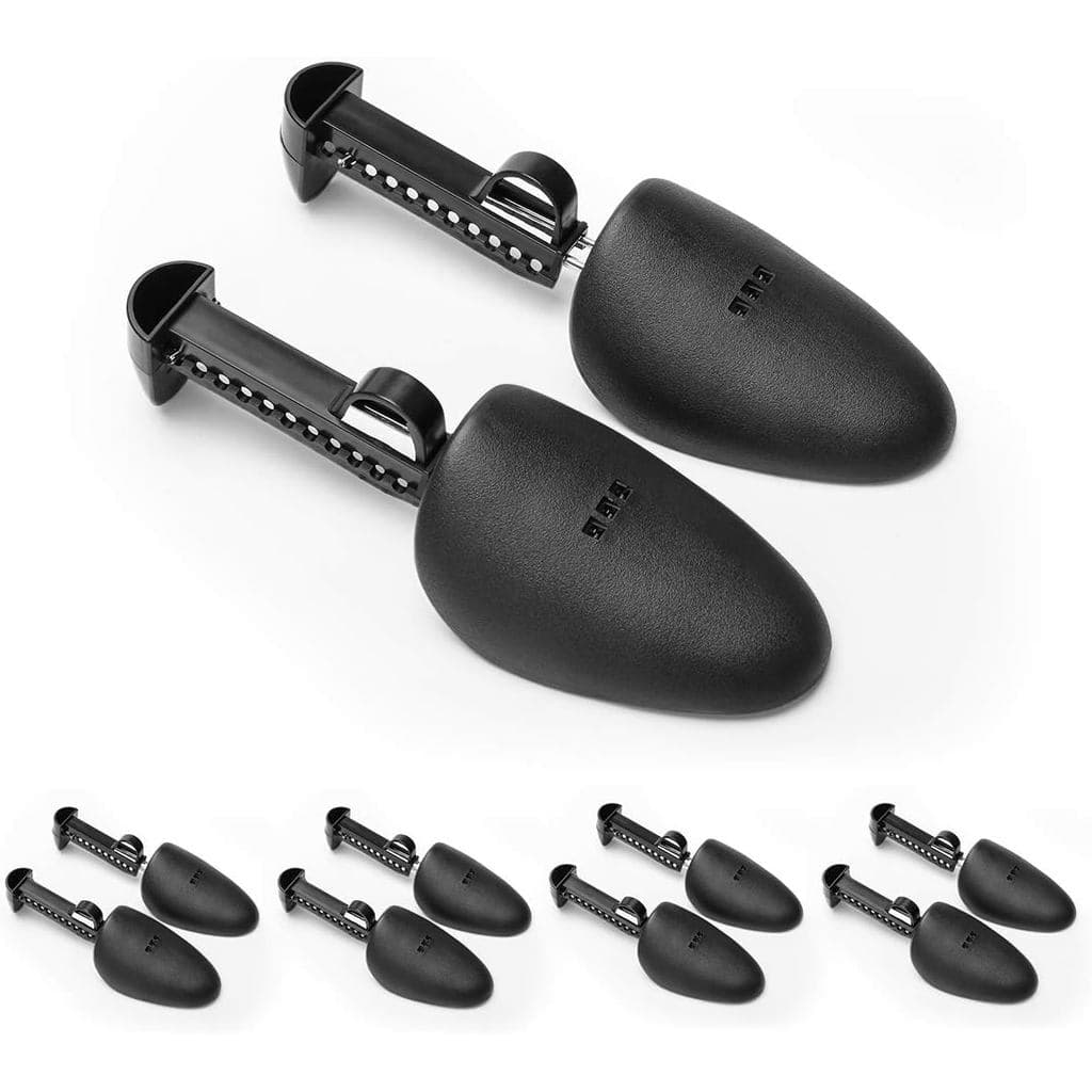 AHIER Formas para Sapatos Masculinos, 5 Pares (10 unidades) de Formas Plásticas para Tênis, Formas Ajustáveis para Sapat