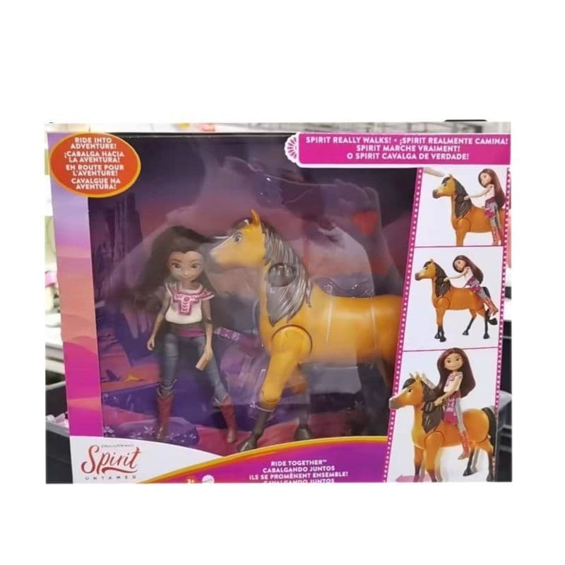 Mattel Barbie Brinquedo Boneca Filme Mercadoria Boneca Espírito Selvagem Cavalo Menina Brinquedo Figura