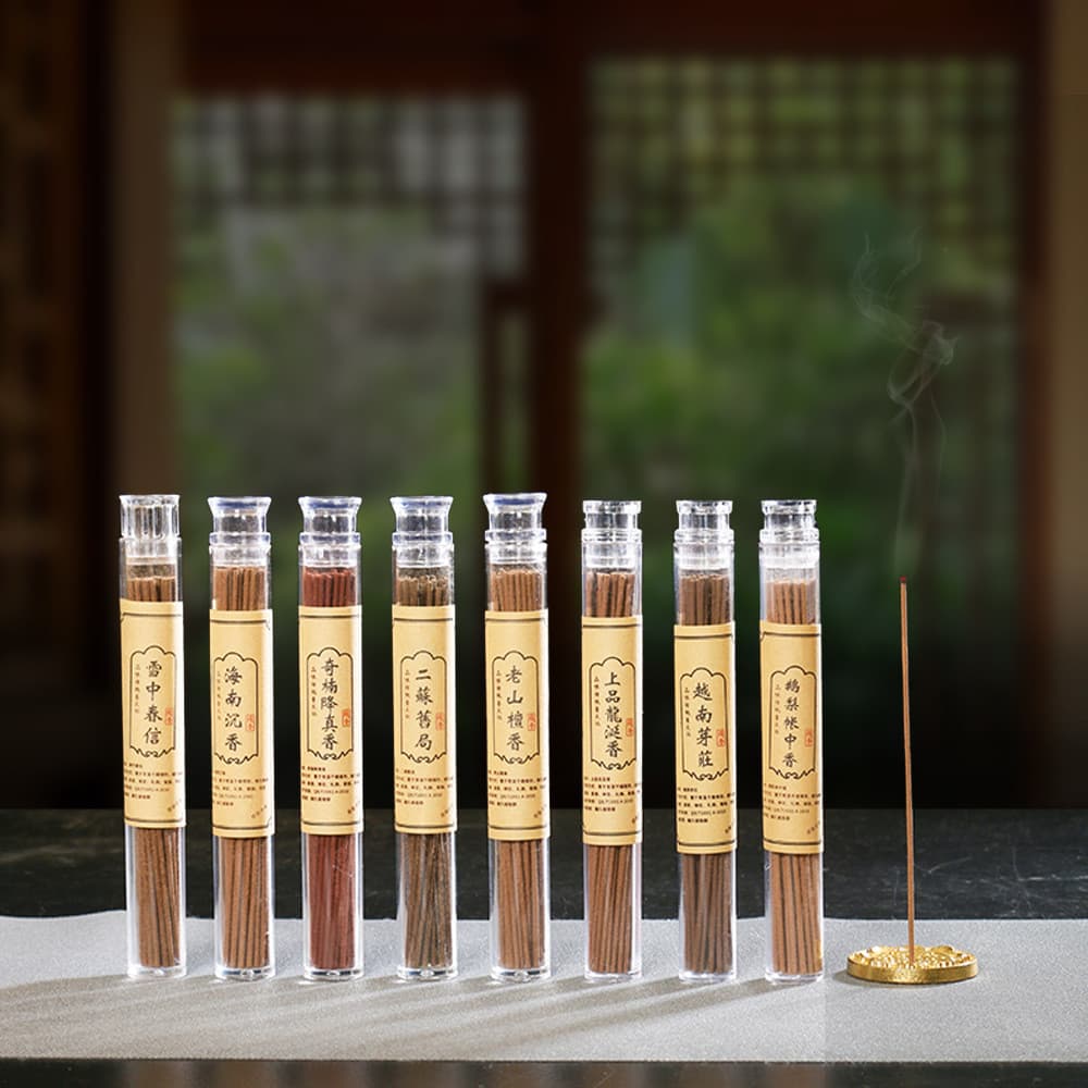 [5 Gramas , Aproximadamente 35 Palitos] Incensos : Laoshan Sândalo , Agarwood , Ambergris , Incenso Para Barraca De Pêra