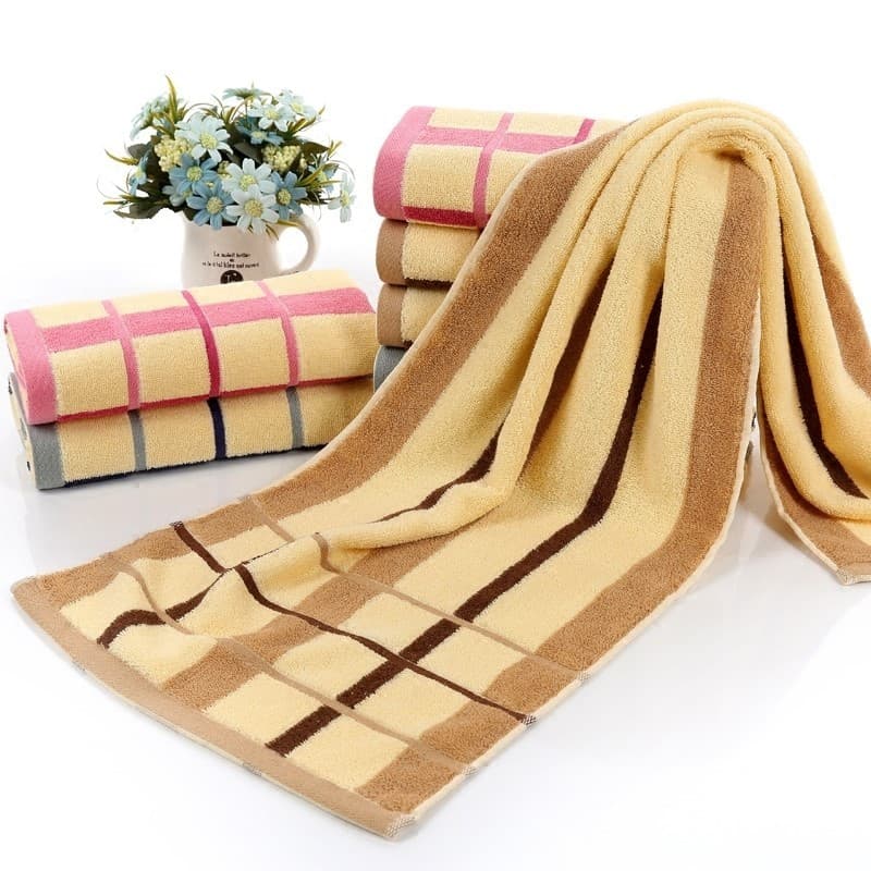 Toalha estendida de algodão 35x110, toalha de banho para adultos, toalha esportiva Extra grossa, macia, absorvente, masc