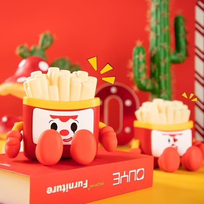 Luminária Noturna Criativa DIY de Batatas Fritas com Mudança de Forma, Lâmpada Terapêutica para Quarto, Divertida Luminá