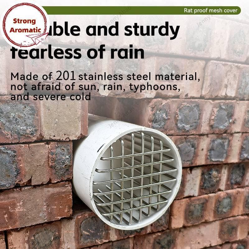 StrongArom Varanda Dreno Capa 4 Polegada Redondo Anti-Entupimento Filtro De Metal Para Telhado Piso Banheiro Chuveiro Ev