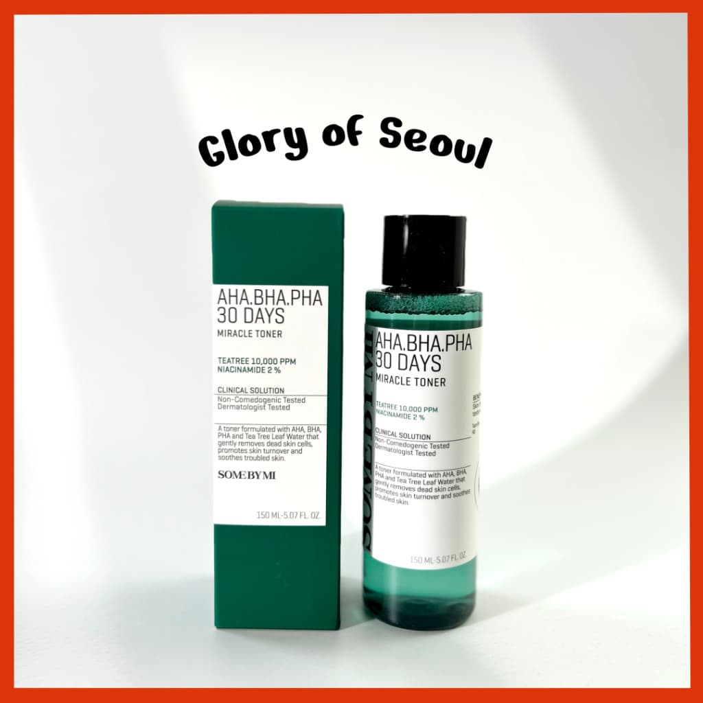 Tônico Facial Anti-Acne Some By Mi Aha Bha Pha Miracle Toner 150ml Original Pronta Entrega