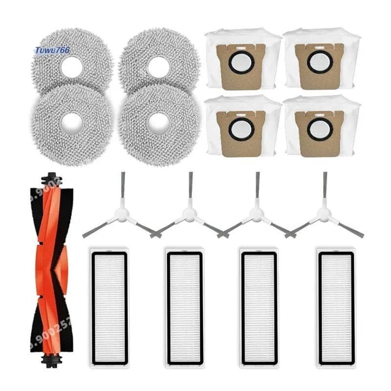 Para Xiaomi Robô Vácuo X20 +/X20 Plus Peças De Reposição Escova Lateral Principal Filtro Hepa Mop Pano Sacos Poeira Aces