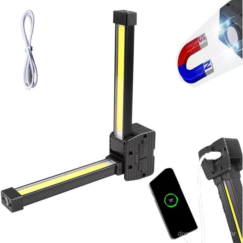 Lâmpada de Ginástica para Poses - Nova Lanterna LED Magnética Portátil 2025 com Gancho para Pendurar, Luz para Poses com