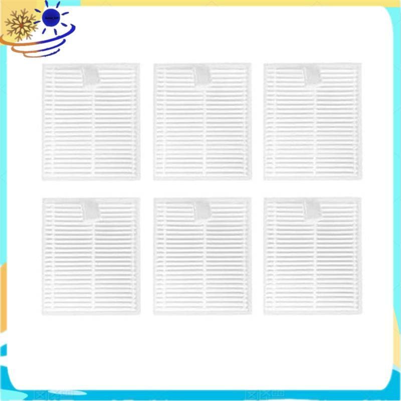 [Le's Shop] 6 Peças De Reposição De Filtro HEPA Para Aspirador De Pó Robô A30 A30 Pro
