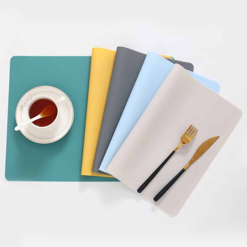 Crianças Placemats Silicone à prova dwaterproof água à prova de óleo toalhas de mesa de primeira série jantar placa este