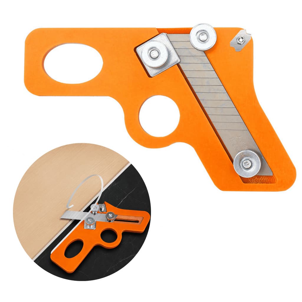 Refilador De Fita De Borda Manual Ajustável 2 Em 1 Para Acabadamentos MDF PVC