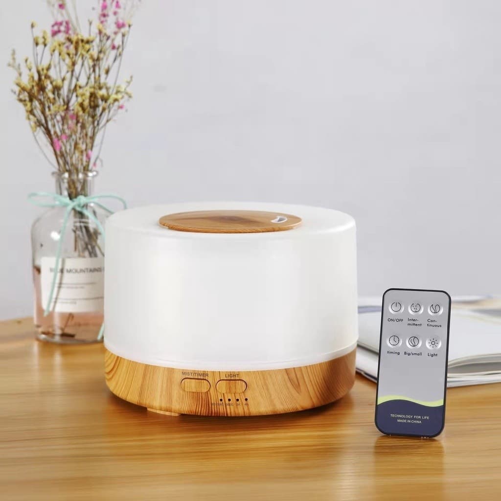 Difusor De Aromas, Umidificador De Ar Ultra-Sônico 500Ml
