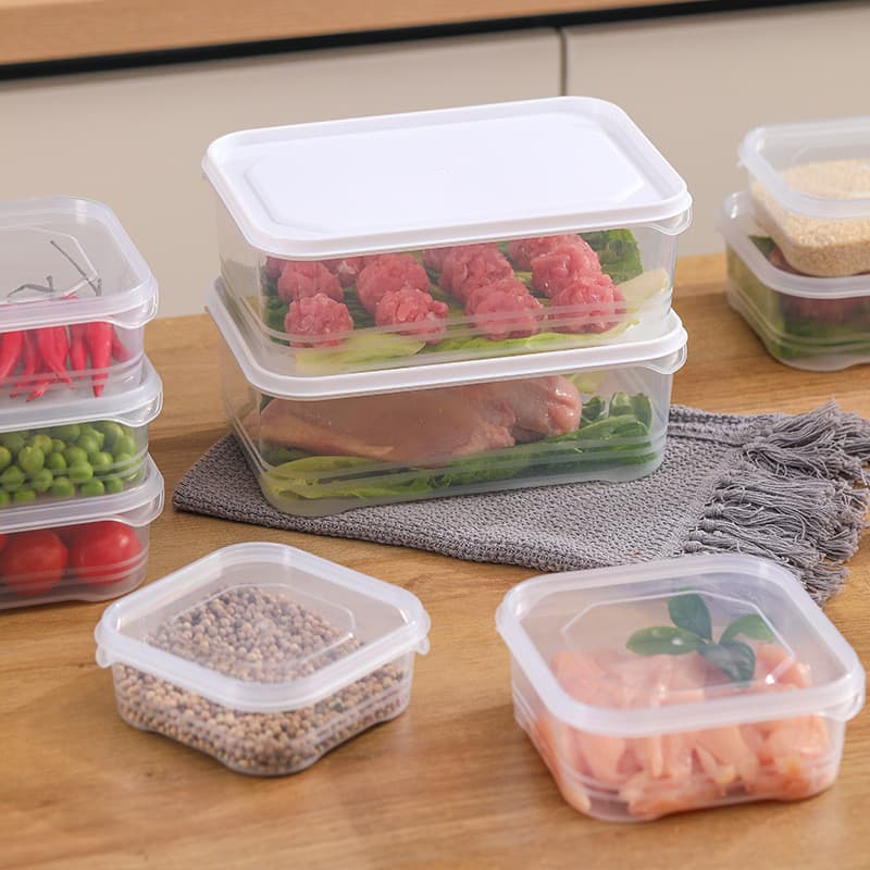 Caixa de armazenamento para preservação de alimentos, Freezer de vegetais, carne congelada, geladeira, armazenamento de