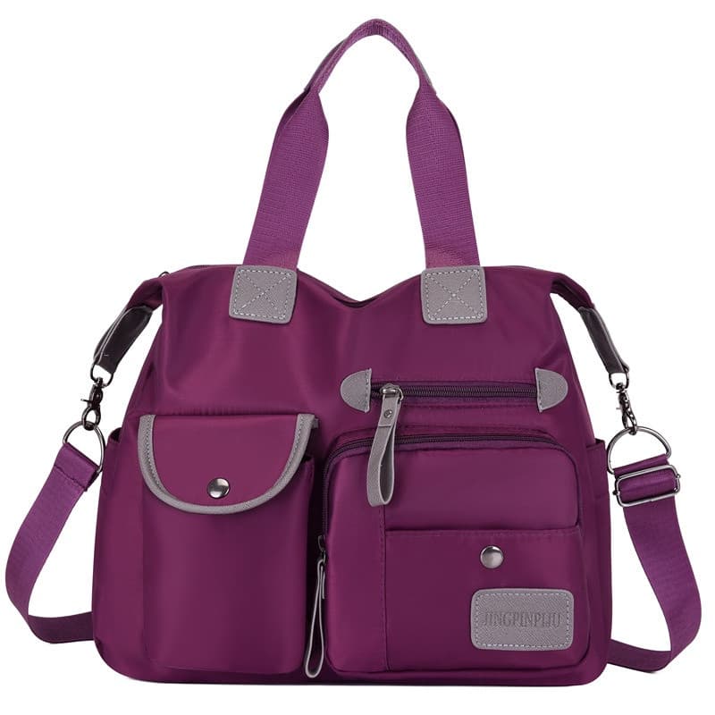 Bolsa 2023 novo estilo rua na moda senhoras náilon mamãe saco grande capacidade ombro saco do mensageiro