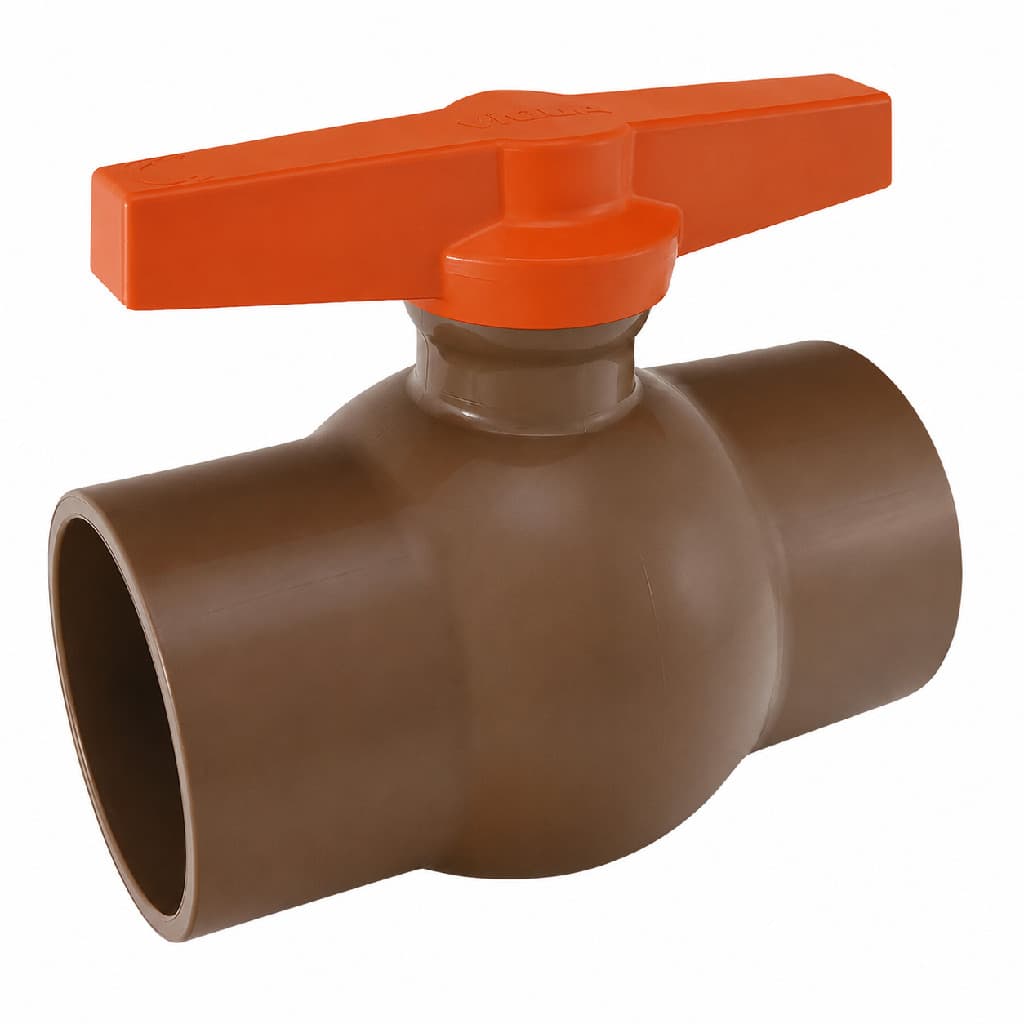 Registro de Esfera Soldável 50mm PVC para Água Fria
