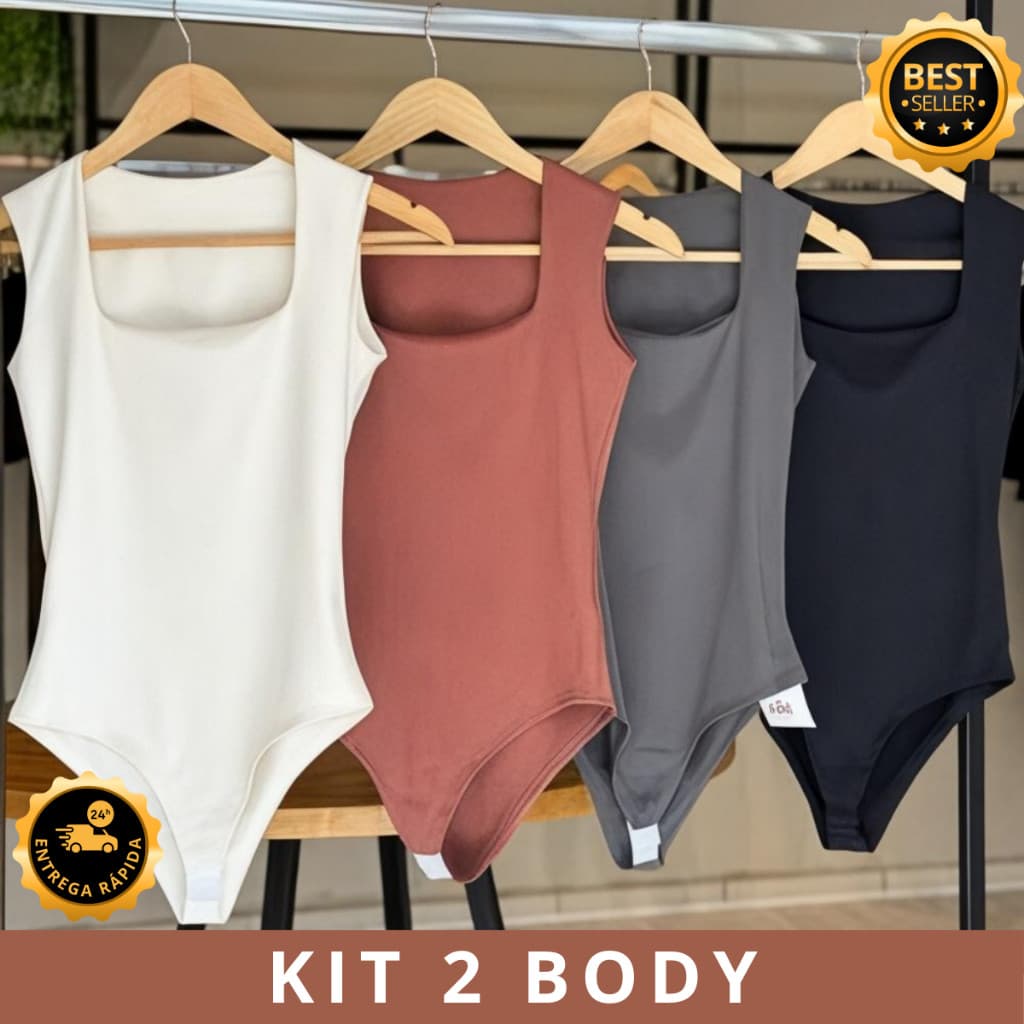 BODY FEMININO SUPLEX REGATA FORRO DUPLO PREMIUM