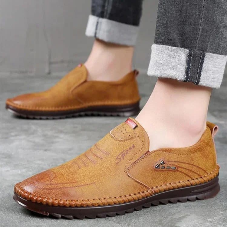【Soft And Breathable】💥【Spot special price】💥Spring Soft Leather Breathable Men's Casual Shoes/Slip-On/Men's Loafers