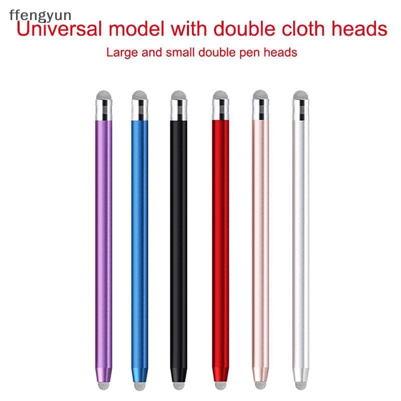 FFE Caneta Stylus Capacitiva De Fibra De Malha , Ponta Dupla , Tela Sensível Ao Toque , De Desenho Para Universal , Smar