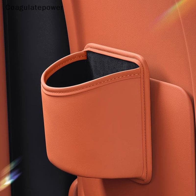 COA Porta Do Carro Suporte De Copo Saco De Armazenamento De Couro Universal Ba Clip Design Bebida Ra Organizador Caixa A