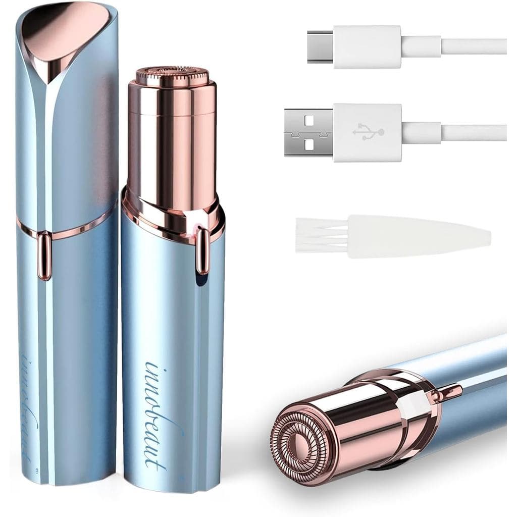 Removedor de Pelos Faciais innobeaut para Mulheres, Removedor Elétrico Indolor de Pelos Faciais para Rosto, Lábios, Quei