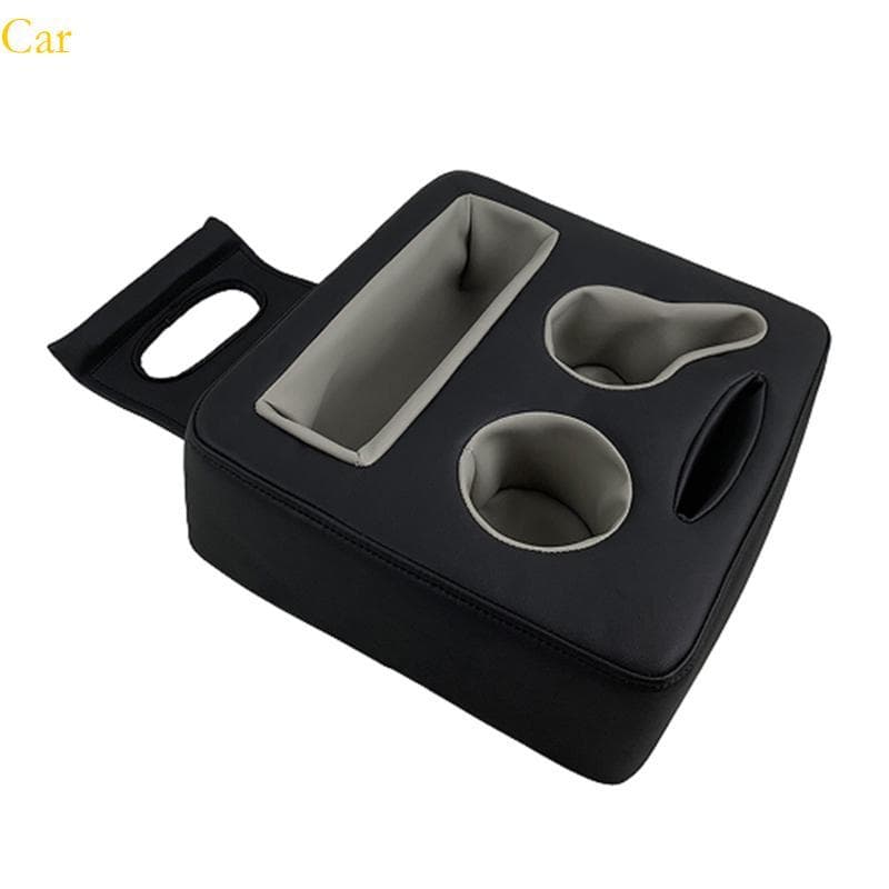 Organizador De Armazenamento Para Banco Traseiro De Carro , Suporte De Copo , Bandeja Organizadora Sofá , Bebidas , Lanc