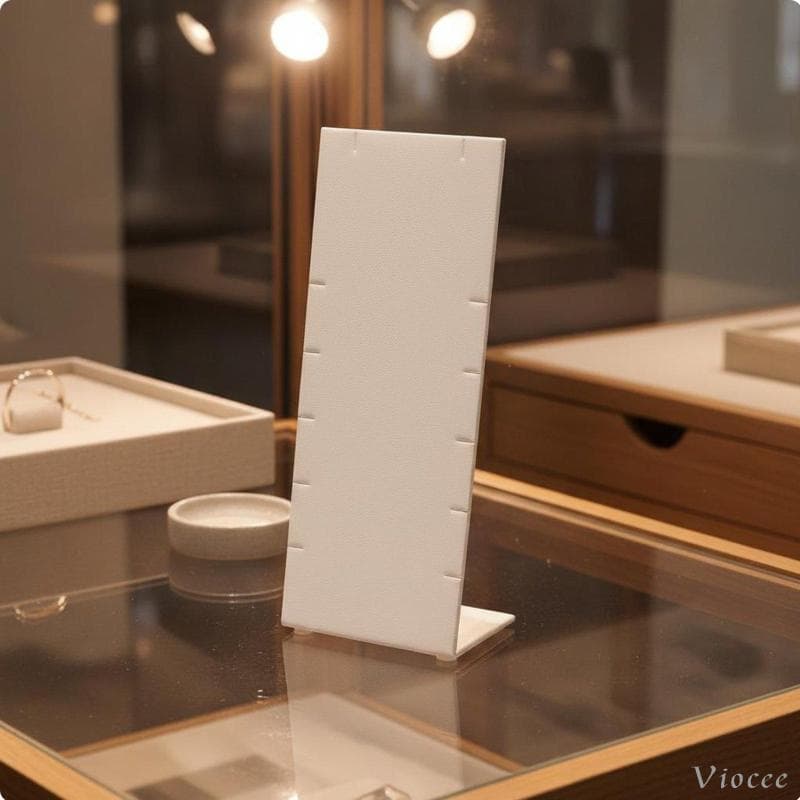 [Viocee] Organizador De Suporte De Joias Elegante Para Exibir Anéis , Pulseiras , Colares , Balcão , Armazenamento , Vit
