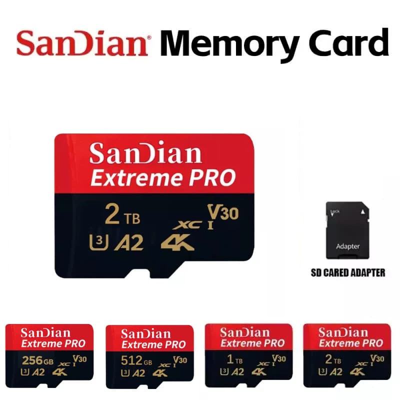 Cartão De Memória De Alta Velocidade 1024G 512G 256G 128G Micro SD Flash Mini Cartões TF Adequados Para Telefones Celula
