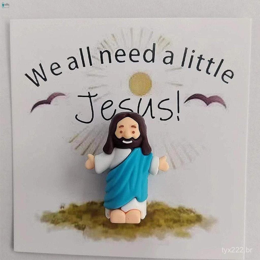 Mini Figuras De Páscoa De Jesus Com Cartão , Estatuetas Multicoloridas , Lembrancinhas Religiosas , Presentes Para , Açã