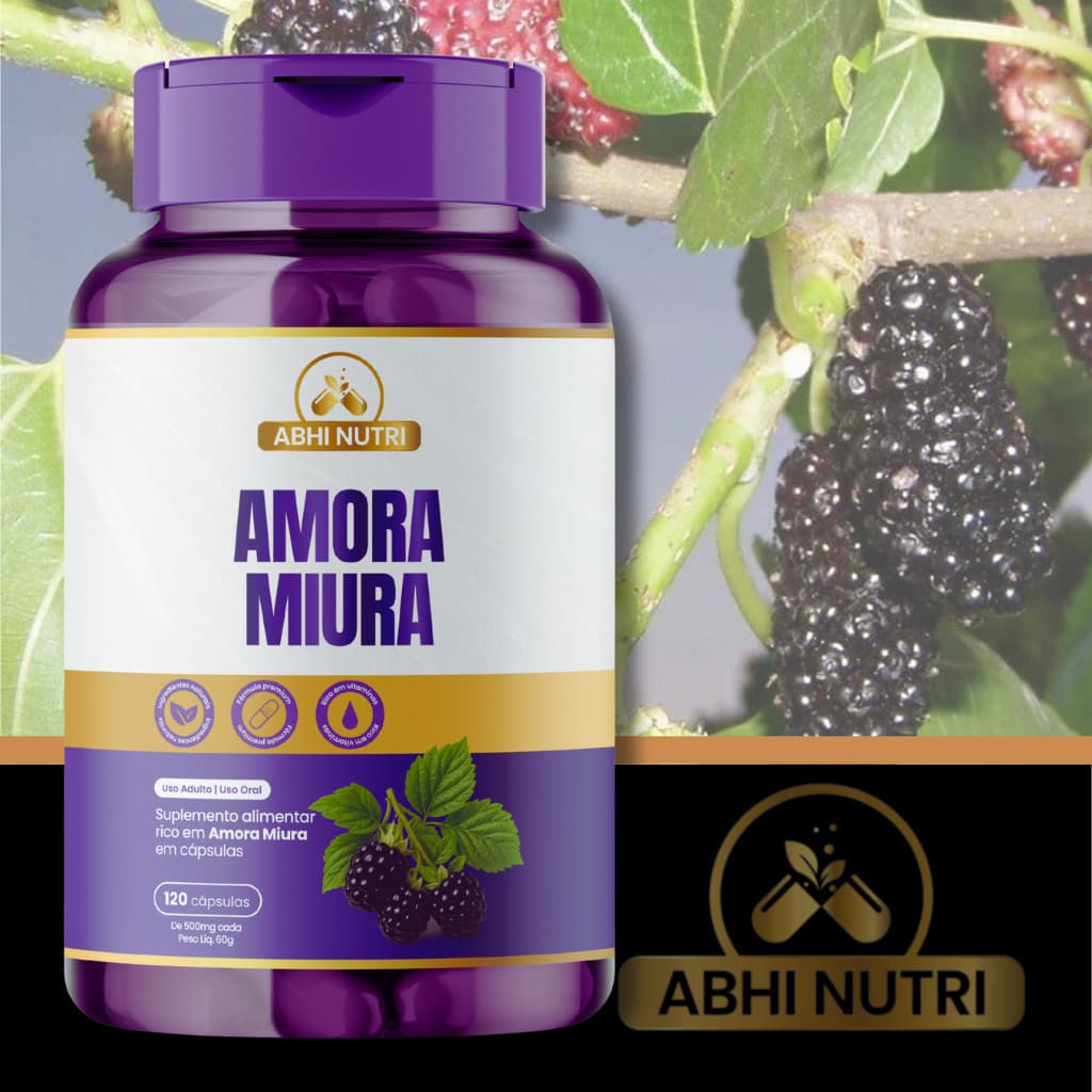 Amora Miura -120 Cápsulas de 500 mg - ABHI Nutri