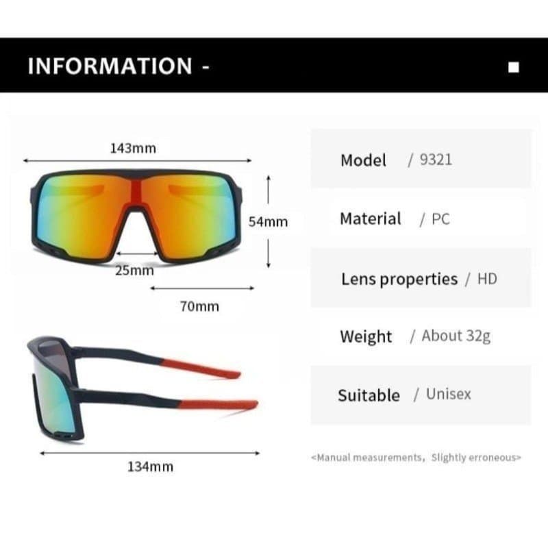 Óculos para homens e mulheres, óculos de ciclismo, óculos grandes, estilo ciclista, proteção UV400 para estrada, proteçã