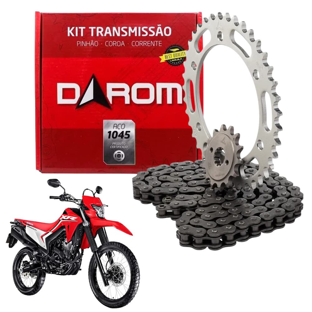 Kit Relação Transmissão C/ Retentor Tornado 300 2024 diante Aço 1045