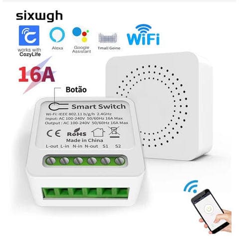 Smart Matter sobre wifi On-off HomeKit Alexa Voice Google Controle Remoto 10