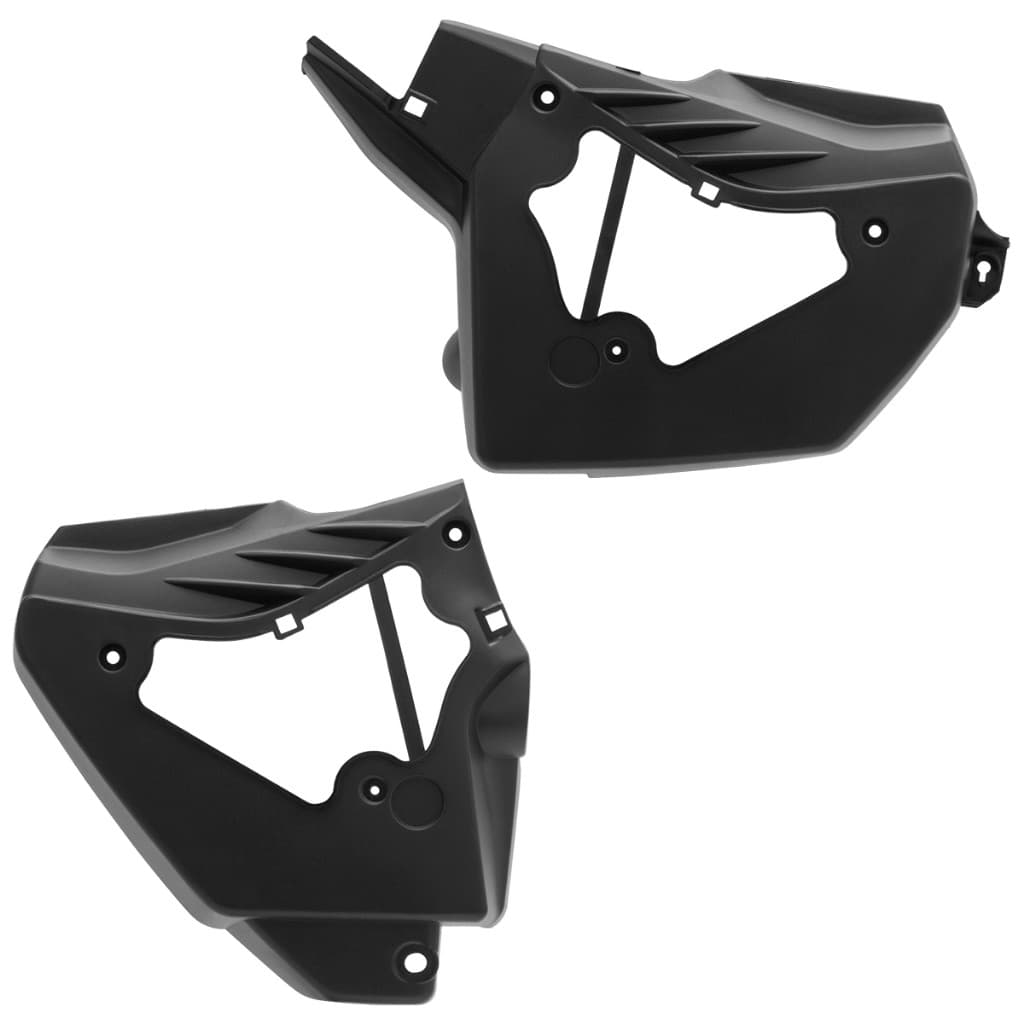 Par Tampa Lateral Inferior Complemento Carenagem Honda Titan Fan 150 2009 2010 2011 2012 2013