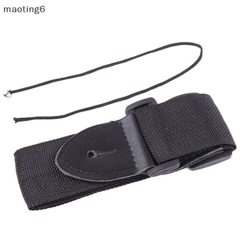 Correia De Guitarra Universal De 68 Cm-124 Cinto De Nylon Ajustável Com Couro PU