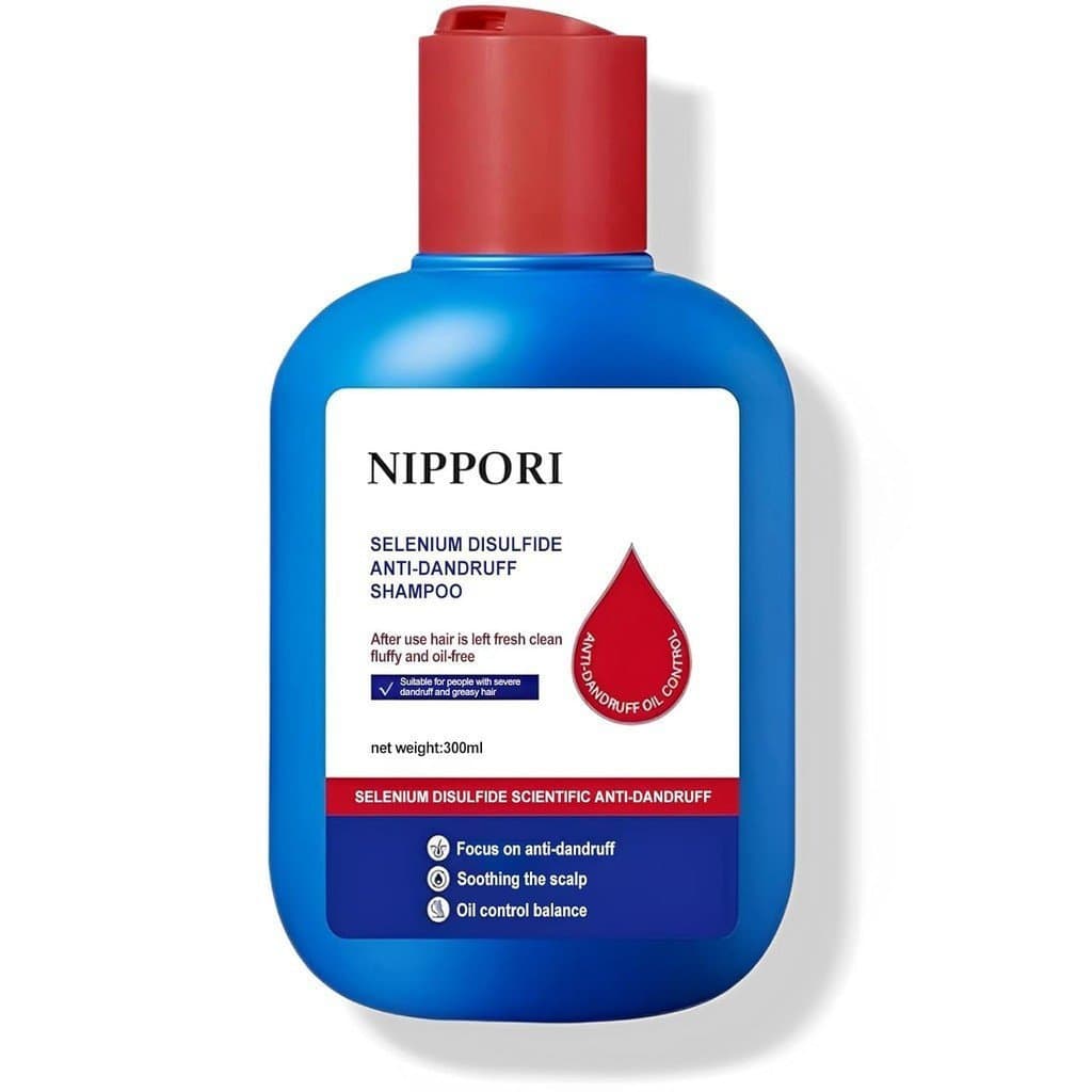 Shampoo anticaspa de 300ml, adequado para homens e mulheres, controle de oleosidade e cuidado capilar (300ml/1 frasco) D