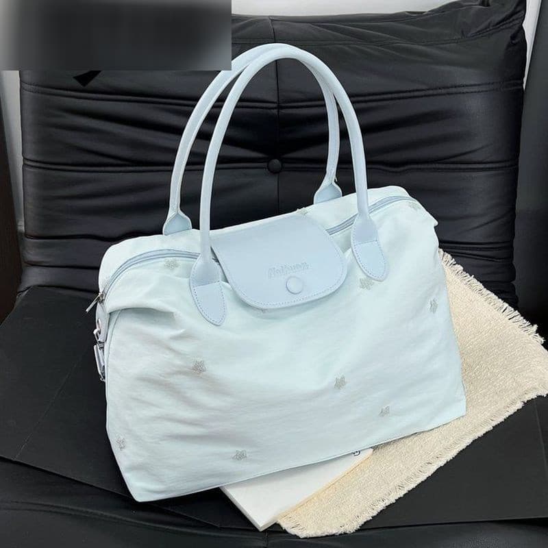 Bolsa de viagem feminina de grande capacidade, curta distância, viagem de negócios, leve, Fashion, bolsa de bagagem de v